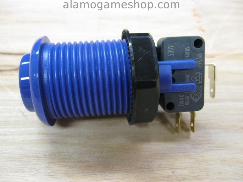 Pushbutton for Arcade Games - Purple - Click Image to Close