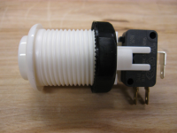 Pushbutton for Arcade Games - White
