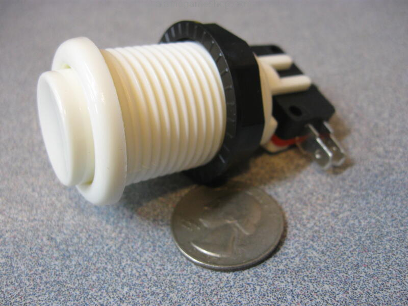 (image for) Pushbutton for Arcade Games - White
