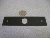 Lock Plate for Pinball Backglass, Data E