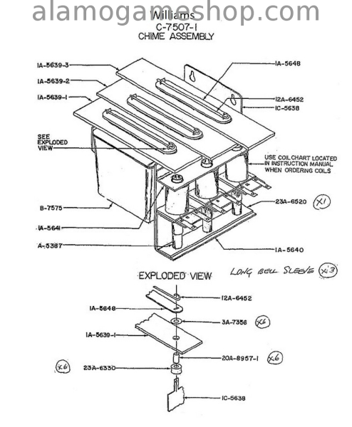 (image for) Chime/Knocker Plunger A-1487