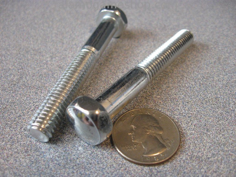 Leg Bolt for pinballs, 2 3/4" Extended - Click Image to Close