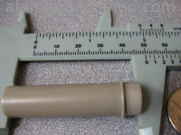 (image for) A-6087, Pinball Coil Sleeve with Flange 2"