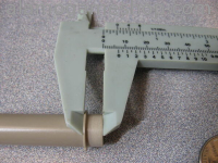 (image for) A-6087, Pinball Coil Sleeve with Flange 2"