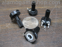 (image for) 100k ohm Trimpot, vertical pc mount, shaft