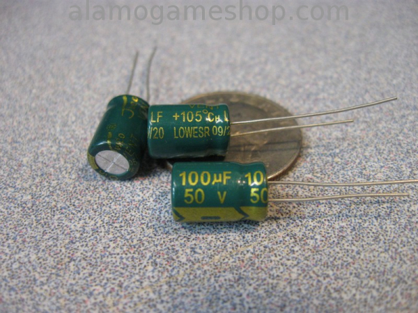 (image for) 100uf 50v capacitor - Click Image to Close