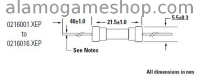 (image for) 10 amp Littlefuse type 216, Pigtail 250v