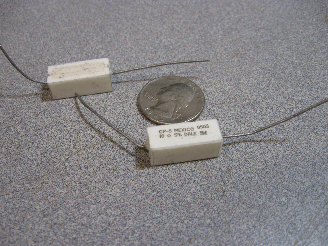 (image for) 10 ohm 5 watt wire wound resistor