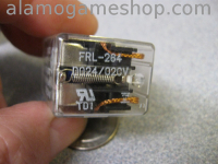 (image for) Relay - DPDT 24v 7 amp cube, pc mount F