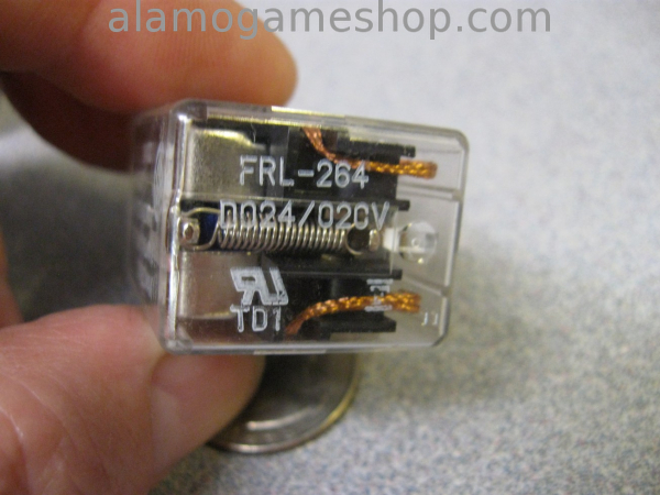 (image for) Relay - DPDT 24v 7 amp cube, pc mount F