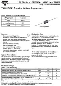 (image for) 1n6267 Transient Voltage Suppressor