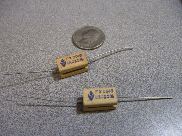 (image for) 1 ohm 5 watt wire wound resistor - Click Image to Close