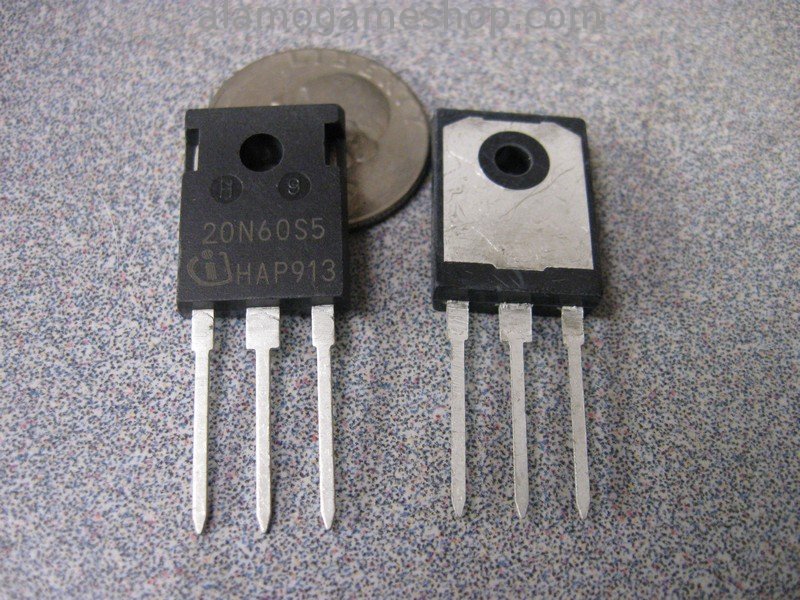 20N60S5 MOSFET N-Chan 600v 20a - Click Image to Close