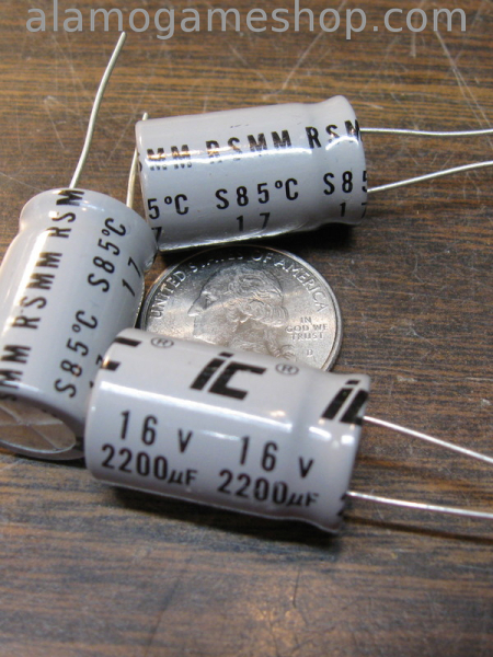 (image for) 2200uf 16v capacitor 85c - Click Image to Close