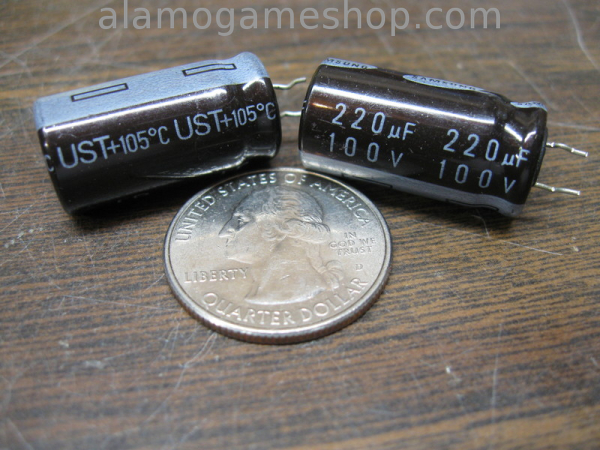 (image for) 220uf 100v Capacitor - Click Image to Close