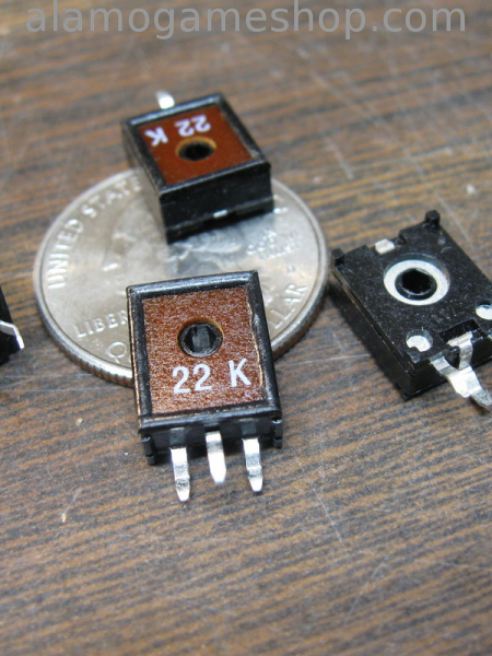 (image for) 22k ohm Trimpot, vertical pc mount box - Click Image to Close