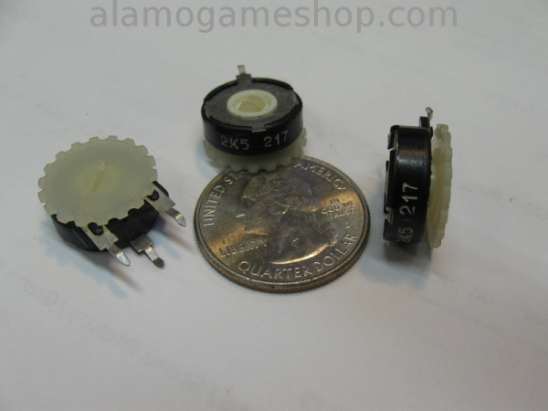 (image for) 2.5k ohm Trimpot, vertical, thumb, Piher PT15 - Click Image to Close