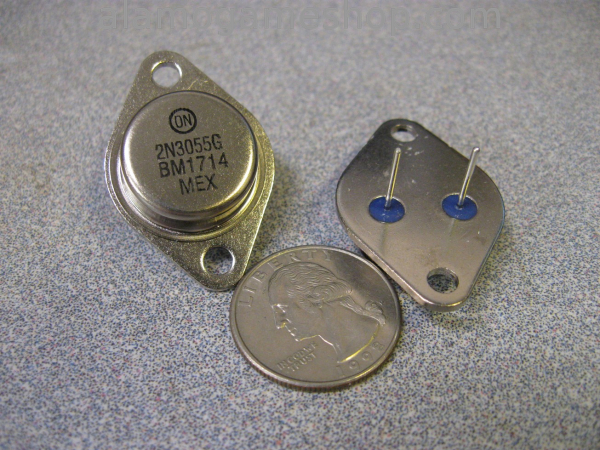 (image for) 2N3055 Transistor, NPN 60v CE, 15a - Click Image to Close