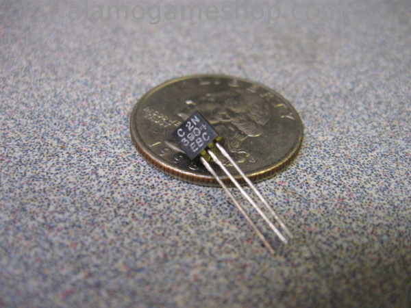 (image for) 2N3904 Transistor, NPN 40v CE, 200ma - Click Image to Close