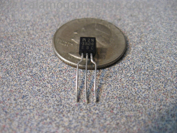 (image for) 2N3906 Transistor, PNP 40v CE, 200ma - Click Image to Close