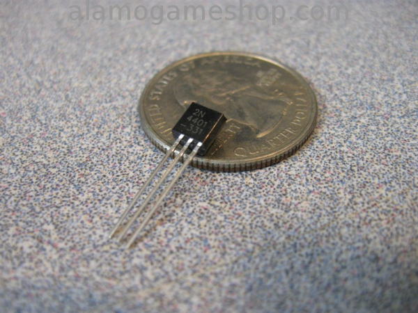 (image for) 2N4401 Transistor, NPN 40v CE, 600ma - Click Image to Close