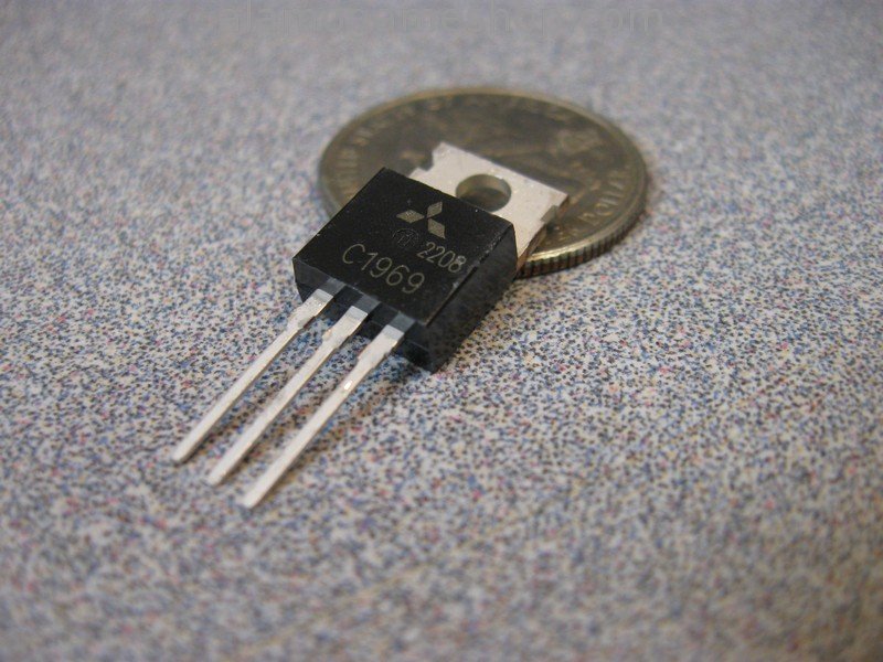 (image for) 2SC1969 RF Transistor, CB Radio 27mhz, 16w