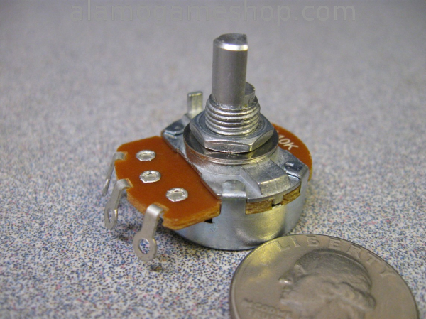 (image for) 10k ohm, Volume Control for jukeboxes, pinballs - Click Image to Close