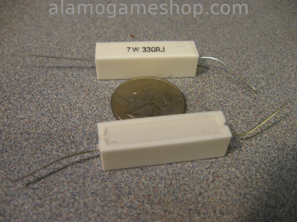 (image for) Resistor Wire Wound 330 ohm 7 watt - Click Image to Close