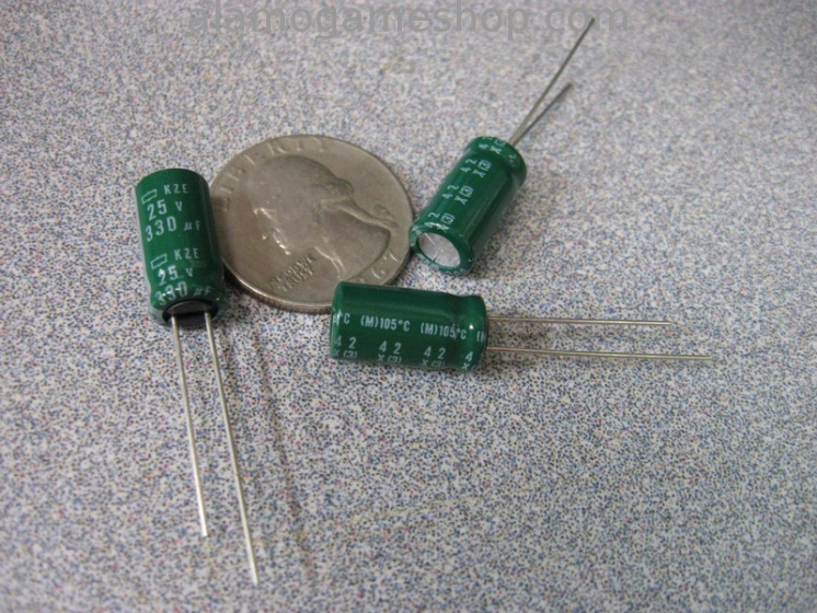(image for) 330uf 25 volt capacitor
