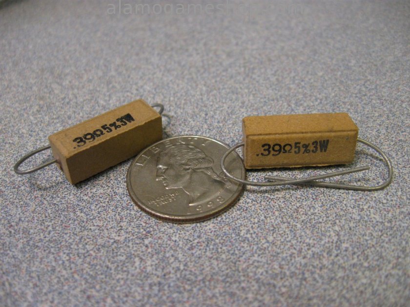 .39 ohm 3 watt wire wound resistor - Click Image to Close