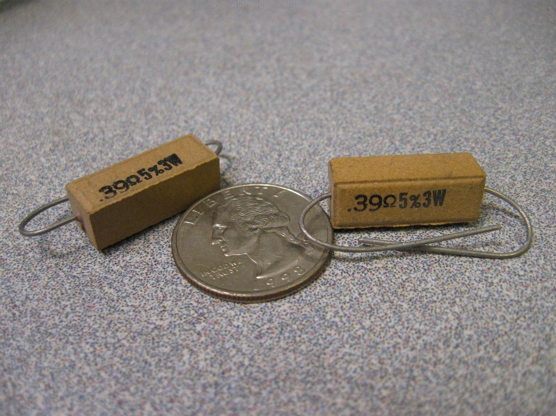 (image for) .39 ohm 3 watt wire wound resistor