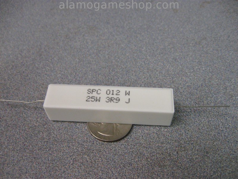 3.9 Ohm 25 watt wire-wound resistor - Click Image to Close