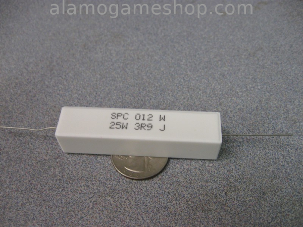 (image for) 3.9 Ohm 25 watt wire-wound resistor - Click Image to Close