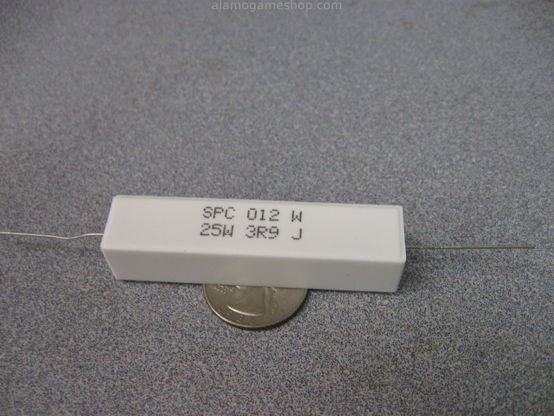 (image for) 3.9 Ohm 25 watt wire-wound resistor