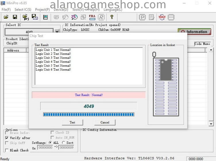 (image for) 4049 Inverting Hex Buffer