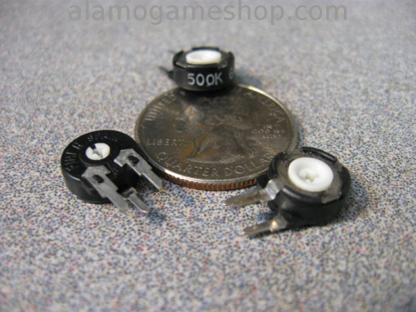 (image for) 500k ohm Trimpot, vertical pc mount mini - Click Image to Close