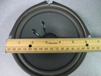 (image for) Speaker 6" 4 ohm 25 watt