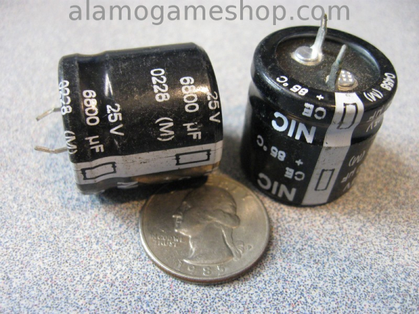 (image for) 6800uf 25 volt snap in - Click Image to Close