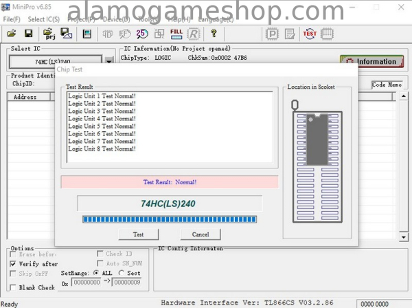 (image for) 74LS240F IC 20 pin DIP ceramic package