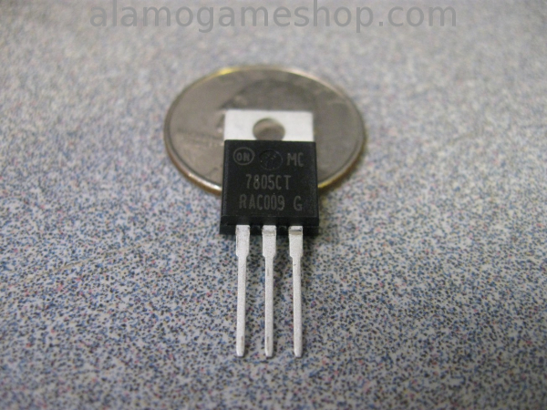 (image for) 7805 Voltage Regulator, 5 volt, 1 amp - Click Image to Close