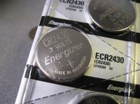Battery, Lithium 3 volt CR2430