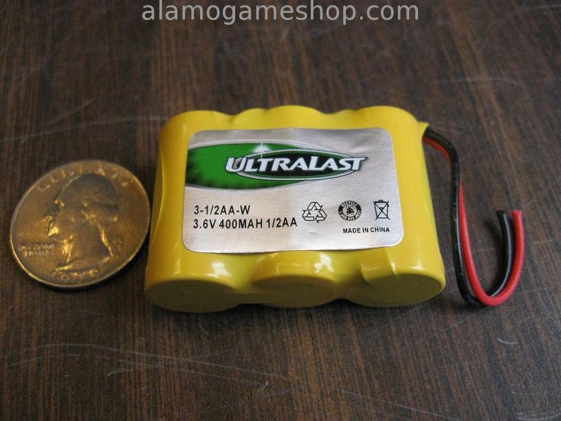 Battery - NiCad 3.6v 1/2AA 400MA - Click Image to Close