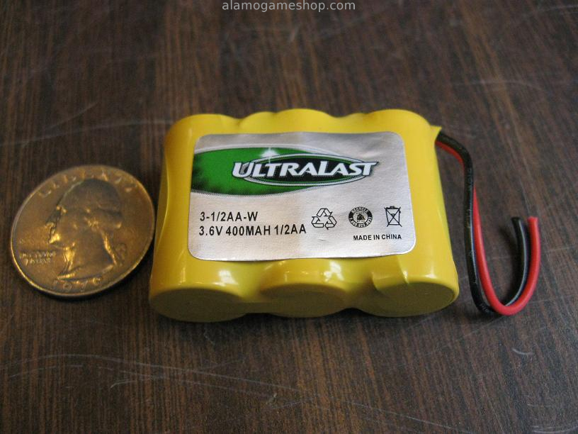 (image for) Battery - NiCad 3.6v 1/2AA 400MA