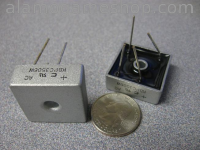 (image for) Bridge Rectifier, wire lead, 35amp 600 v