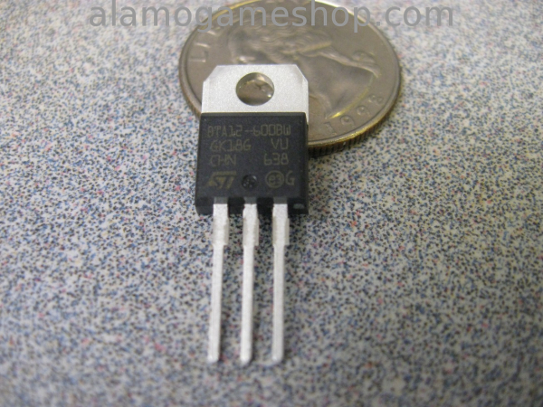 (image for) BTA12-600B, Triac 600v, 12a - Click Image to Close
