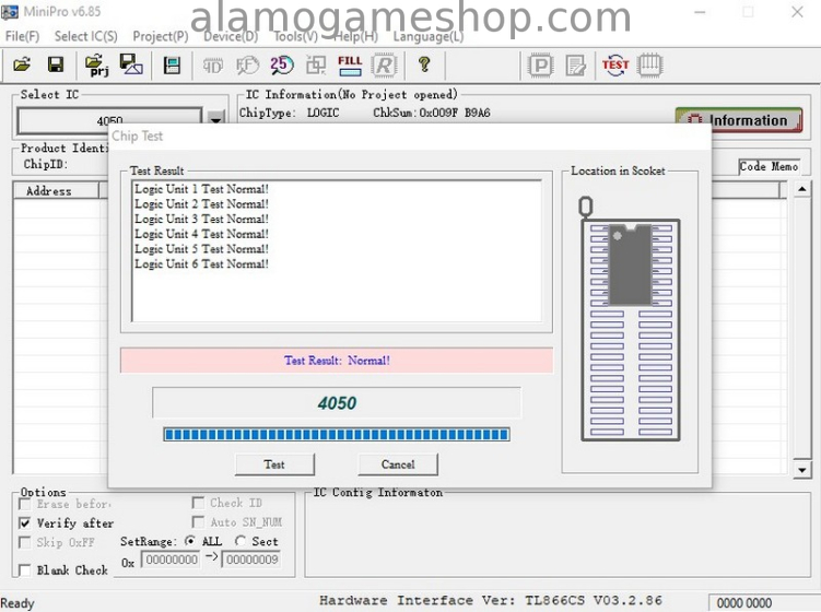 (image for) 4050 IC CMOS Hex Non Inverting Buffer