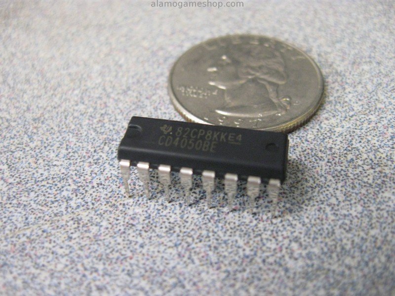 (image for) 4050 IC CMOS Hex Non Inverting Buffer