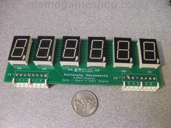 (image for) 6 Digit Replacement LED Display Kit, Bal