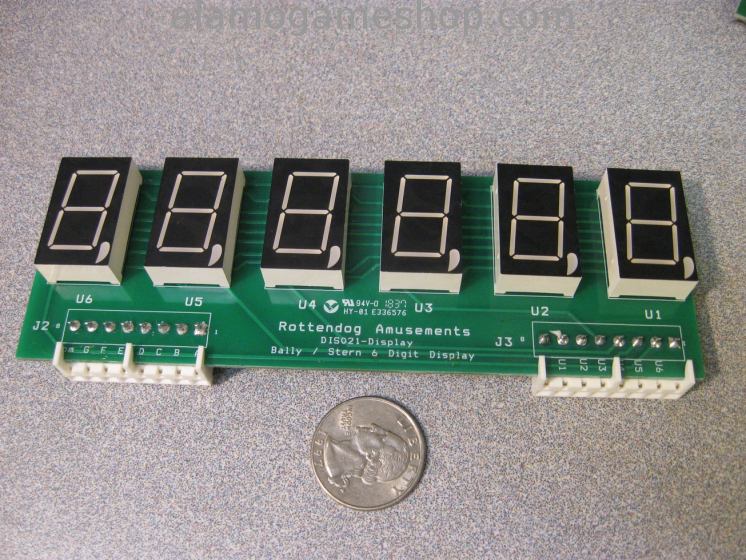 (image for) 6 Digit Replacement LED Display Kit, Bal