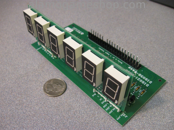 (image for) 6 Digit Replacement LED Display Kit, Bal - Click Image to Close